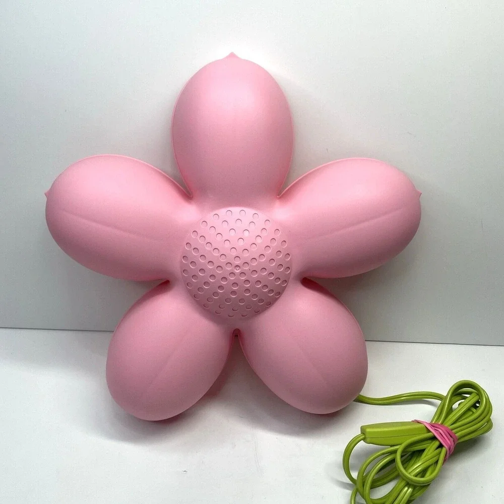 IKEA Flower Wall Lamp Smila Blomma Light Pink Night Light Hanging 14